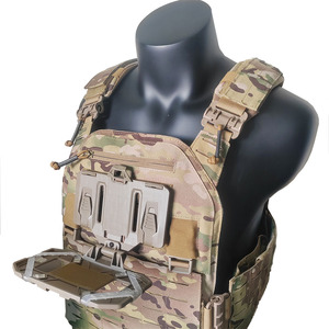 Gilet tactique DF Board avec panneau de navigation frontal pliable et support pour téléphone portable, sac administratif, équipement de défense personnelle, harnais de poitrine - Product Image 6