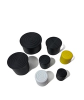 Bouchon d'insertion carré multi-tailles anti-poussière et antidérapant pour colonne de rayonnage d'entrepôt, embout de protection de tube de poutre