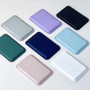Custom logo Magnetic Mobile Phone PU Leather ID Card <b>Holder</b> for iPhone 16 15 14 Pro Max Magnet <b>Wallet</b> - Product Image 3