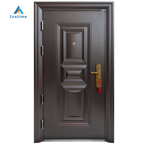 דלת כניסה לבית מפלדה נגד פריצות של Instime עם אפשרות למנעול חכם, פאנל עמיד בפני אש ומסגרת דלת משופרת נגד פריצה - Product Image 1