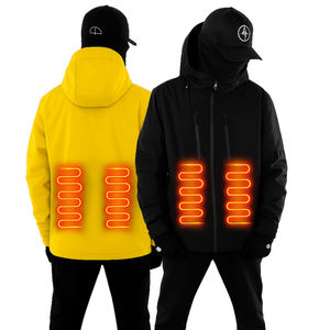 Envío rápido Chaqueta de invierno con calefacción para exteriores Chaqueta impermeable con calefacción Hardshell Chaqueta cortavientos lavable con calefacción para esquiar - Product Image 1