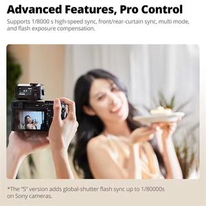 Flash de poche Godox IT30Pro avec écran tactile de 2,8 pouces, TTL, exposition automatique, sans fil 2,4 G, pour appareils photo Canon, Nikon, Sony, Fuji, Olympus - Product Image 3