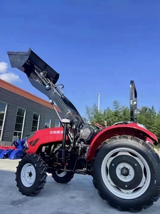 <span class=keywords><strong>Tractor</strong></span> Agrícola de 4 Ruedas de 50HP, 60HP, 80HP, 100HP, 120HP de Fábrica con <span class=keywords><strong>Pala</strong></span> Cargadora, <span class=keywords><strong>Pala</strong></span> Excavadora y Horquillas <span class=keywords><strong>para</strong></span> Montacargas - Product Image 1