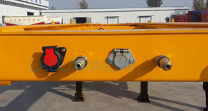 Bán chạy nhất 20ft 40ft <span class=keywords><strong>container</strong></span> 2 trục 3 trục Skeleton Trailer bán để bán - Product Image 4