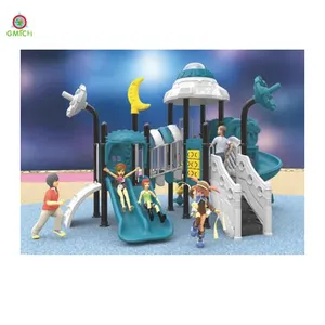 China playground manufacturer Jinmiqi toys factory plastic commercial equipment supplier kids outdoor playground slide