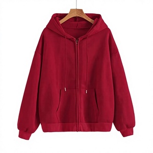 Prix d'usine, sweats à capuche personnalisés pour hommes, effet délavé, avec double fermeture éclair, pour les marques de streetwear américaines - Product Image 1