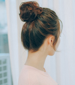 วิกผมสังเคราะห์ Chignon สำหรับผู้หญิง,คลิปผมโดนัทต่อผม Chignon ทำจากไฟเบอร์อุณหภูมิสูง - Product Image 2