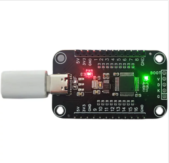 MLK USB to 16 Channel GPIO I O Module PWM Output UART Control Board 3.3V 5V Level Shift Compatible