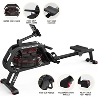 Máquina de Remo Comercial Snode WR100 para Gimnasio, con Cuerpo de Hierro, 16 Niveles de Resistencia y Capacidad de 150 kg