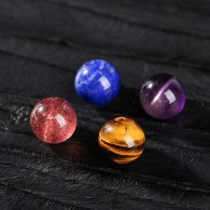 Cuentas de Piedra Natural Mixta de 6-10 mm al por Mayor, Suministros para Joyería DIY, Cuentas de Ágata y Cristal - Product Image 4