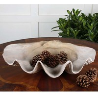 Constructeur d'intérieur géant en forme de coquille, 1 pièce, décoration de jardin en résine artificielle pour la maison