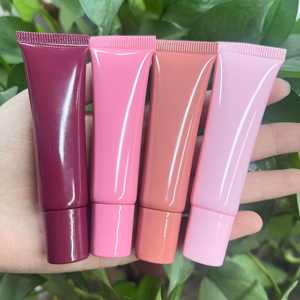 أنبوب ضغط حاوية بلسم شفاه بلاستيكي من البولي إيثيلين فارغ 15 ، بغطاء مسطح ، أنبوب لتعبئة مستحضرات التجميل - Product Image 5