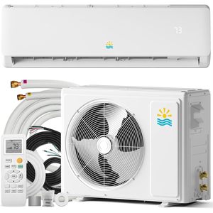 Sistema de Aire Acondicionado Mini Split Rellytech de 9000 BTU, Inverter, Frío y Calor, 19 SEER2, 115V, Eficiente Energéticamente - Product Image 1