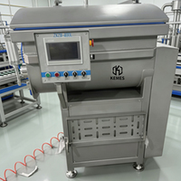 Mixer Daging Vakum Stainless Steel 304 Komersial -60/-80KPa Kapasitas 100L Blender Otomatis Pengisi Sosis/Pangsit Mudah Digunakan