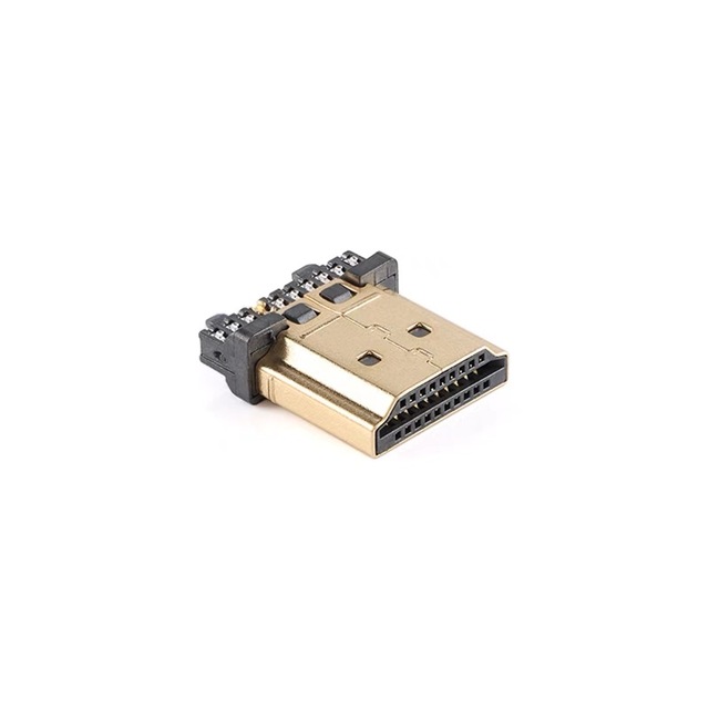10pcs for Male A-Type 19PIN Soldered Multimedia High-Definition Display Transmission Interface Audio Video Connectors