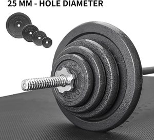 PROIRON 2025 Hot Sale Factory Direct High Quality Home Gym Equipment Cast Iron Weight <strong>Plates</strong> For Fitness Training - Product Image 3