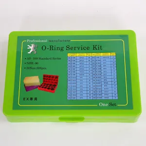 NBR FKM 18 Größen Gummi-O-Ring-Sortiment-Kits für Autoverschlüsse - Komplettkästen in einer bequemen Kits-Schachtel