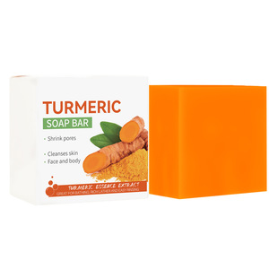 Savon Original Naturel aux Herbes, Acide Kojique et Curcuma, Éclaircissant et Hydratant pour le Visage et le Corps - Product Image 1