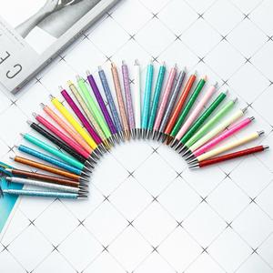 Customizable Glitter Ballpoint With <b>Gold</b> Foil Pu Coating - Bulk Promotional <b>Pens</b> for Events & Gifts - Product Image 2