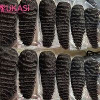 Paquete de Cabello Humano Ondulado Natural 12A Brasileño 100% Virgen de Doble Trama al por Mayor