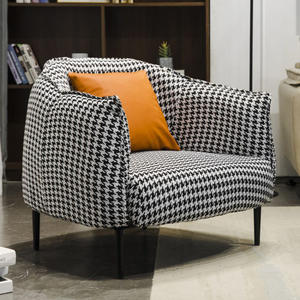 Canapé compact en cuir PU <span class=keywords><strong>orange</strong></span>, luxe léger, pour petits appartements, style hôtel, deux places - Product Image 6