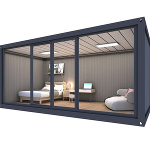 China Factory 20ft 40ft Lujo 2 o 3 Dormitorios Modular Portátil Prefabricado Desmontable Hogar Flat Pack Container House - Product Image 1