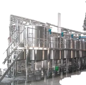 Ligne pour la production de jus de fruits frais, machine pour production automatique et complète de 300 ml