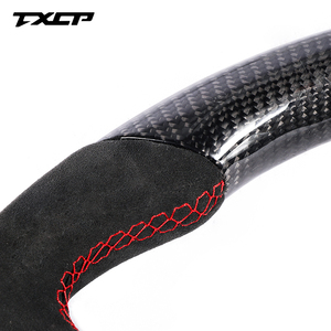 Volante Deportivo TXCP LED de Fibra de Carbono Completo para <span class=keywords><strong>Audi</strong></span> A3/A4/B9/A5/RS3/RS4/RS5/S3/S4/S5/S6/S7/A1/A7/A8/<span class=keywords><strong>R8</strong></span>/TT/RS6/Q5/RS7 - Product Image 5