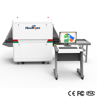 Scanner stationario per bagagli a raggi X,tunnel sur mesure 650 × 500 mm, imagerie double énergie pour établissements publics