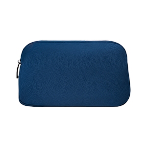 Mavi Renkli Erkek Cüzdanı PU Erkek Çantası Fermuarlı Kapatma Büyük Kapasiteli Hırsızlığa Karşı Parmak İzi Kilidi Çanta - Product Image 3