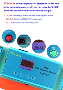 Station de chauffage BGA mini SoFix S-BGN2 pour ordinateur portable <span class=keywords><strong>Macbook</strong></span> <span class=keywords><strong>Pro</strong></span>, <span class=keywords><strong>réparation</strong></span> de la carte mère BGA, machine de <span class=keywords><strong>réparation</strong></span> du processeur - Product Image 4