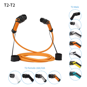 11kw 22kw 16A 32A tip 2 tip 2 Model 3 TPU elektrikli araba Ev şarj kablosu
