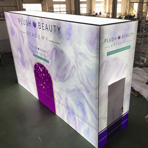 บูธแสดงสินค้าเครื่องสำอางติดตั้งง่าย พร้อมฉากหลัง ห้องเก็บของ ดีไซน์บูธงานแสดงสินค้า อุปกรณ์จัดแสดงสินค้า - Product Image 3