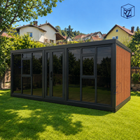 Maison préfabriquée miniature à vendre avec cuisine et toilettes, maison conteneur directement de l'usine, maison modulaire préfabriquée OEM, mini-maison Ray-Zen