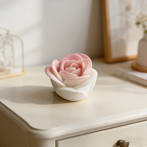 Molde de silicona para portavelas de tulipán, kit de manualidades de yeso para difusor de aromaterapia con aroma a tulipán, molde para hacer regalos florales - Product Image 3