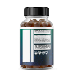 Fábrica de etiqueta privada, venta al por mayor, soporte inmunológico, suplemento antioxidante para la salud de belleza, gomitas de musgo marino, raíz de bardana para la piel - Product Image 3