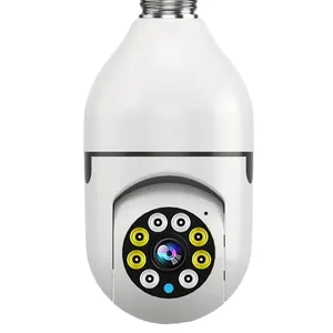 Hot Seller V380 Pro Bulb Ptz Camera Hd 3mp Pan tilt 360 Degrees Surveillance Camera IP Cam