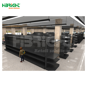 2d 3D ציור חנות קמעונאית אוורור מדף עיצוב מותאם אישית סופרמרקט ירקות מסחרי עם מחזיק סימן - Product Image 6