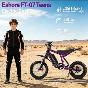 Motocicleta Eléctrica Todoterreno Dinámica y Versátil con Tracción Media para Montañismo, Manejo Estable y Potente - Product Image 5