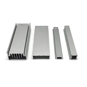 17MM Breite 12mm PCB Strip Recess Extrusion Embed Mikly PC-Abdeckungen Aluminium Light Housing Channel LED-Profil