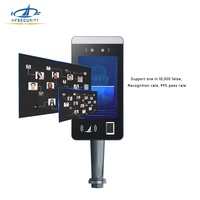 HFSecurity FR07 Terminal de Reconocimiento Facial 3D de Alta Velocidad, Control de Acceso de Grado Industrial para Control de Asistencia Empresarial