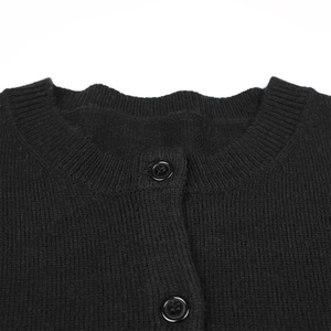 Suéter a Rayas Estilo Francés, Proveedor Mayorista de Cárdigan de Punto Náutico para Boutique, Prendas de Punto en Blanco y Negro - Product Image 3