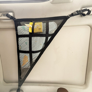 Sac de rangement <span class=keywords><strong>triangulaire</strong></span> pour toit de voiture 2026, idéal pour le rangement en voiture et sac <span class=keywords><strong>triangulaire</strong></span> en filet pour voiture – Nouveauté très demandée - Product Image 2
