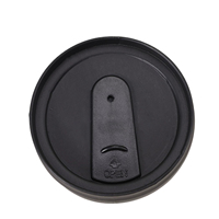 Logotipo personalizado, producto de alto rendimiento, respetuoso con el medio ambiente, doble pared, termo de plástico de grado alimenticio, taza de café con asa