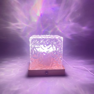 High Quality 16 Colors Romantic Northern <b>Lights</b> Water Ripple LED Projector Night <b>Light</b> <b>Plug</b>-In Touch Remote - Product Image 4