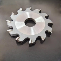 Fraise à plaques en PVC OEM Aluminium-Plastique Coupe en forme de V à 90 degrés Scie à rainurer à ondes à six dents et 12 dents