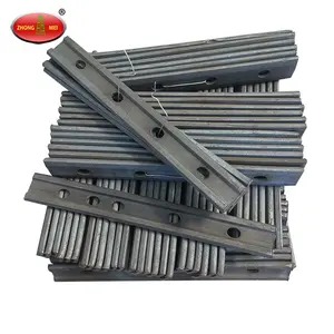 Hot Sale Steel Rail Clamp Rail Jointing Fish Plate Railroad Parts Railway Fish Plate With Various Spare Parts