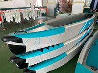 Kayak Inflable de Pesca de PVC de Doble Capa con Tecnología Drop Stitch de 420 cm, Entrega Rápida, en Existencia
