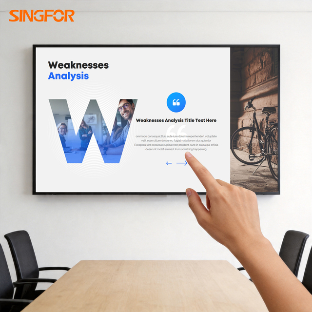 43 Inch Wall Mount Touchscreen Digital Signage LED/LCD Display with CMS, Indoor Advertising Retail Board, Animated Poster