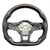 Volant en fibre de carbone pour Volkswagen V/W Beetle Amarok T Roc T Cross Arteon, accessoires de modification intérieure